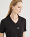 Copper Jersey V Neck Scrub Top