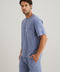 Copper Jersey Crewneck Scrub Top
