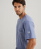 Copper Jersey Crewneck Scrub Top