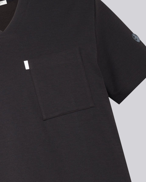 Copper Jersey V Neck Scrub Top