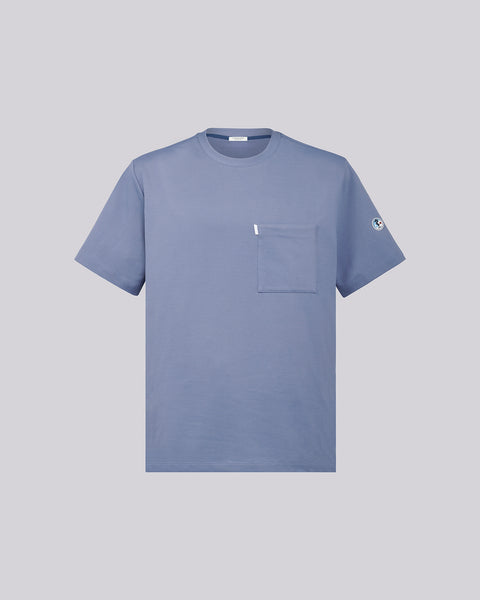 Copper Jersey Crewneck Scrub Top