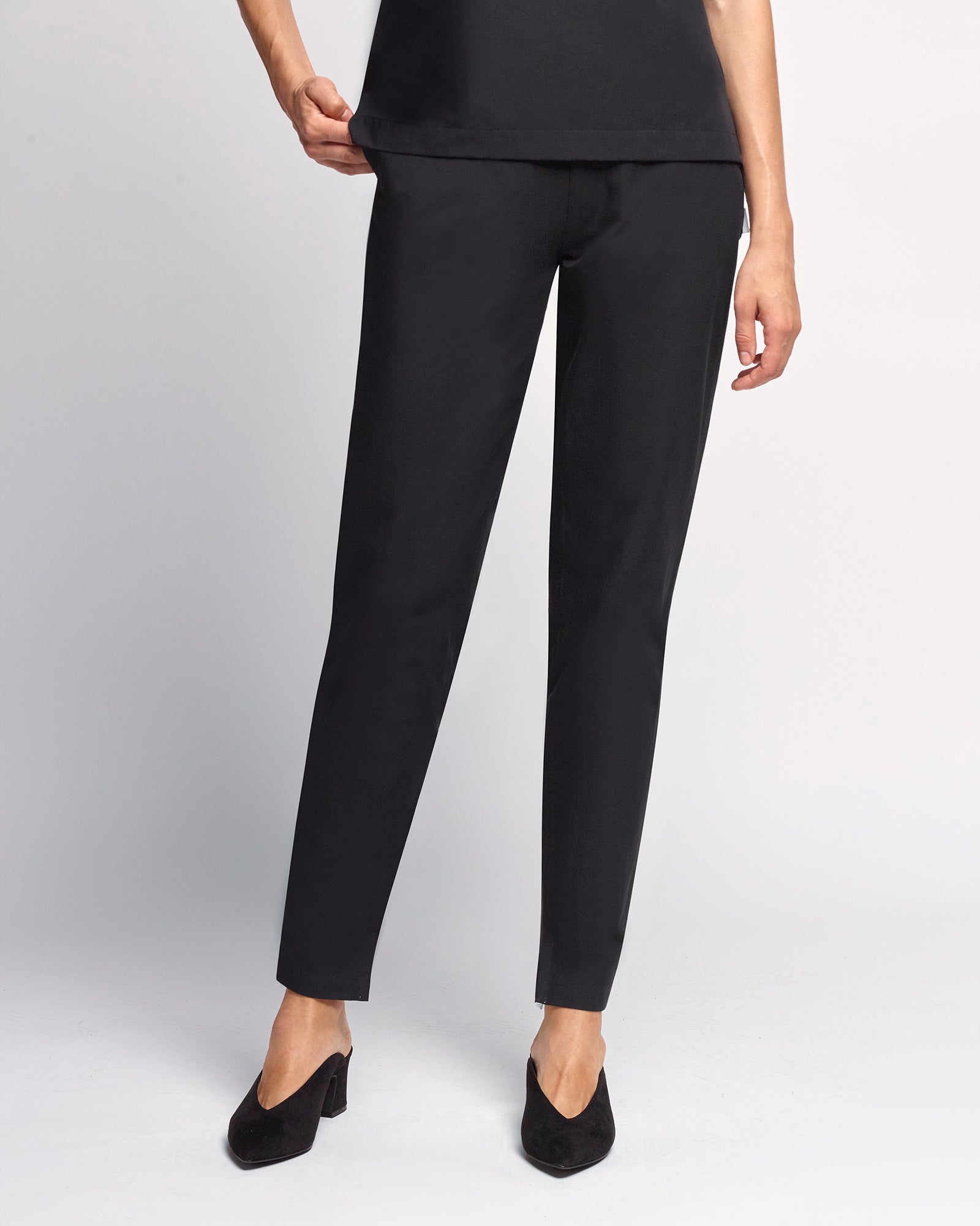 Women's Office Scrub Pant | Woven Stretch