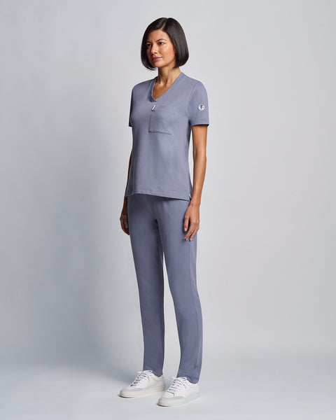 Copper Jersey Slim Scrub Pants