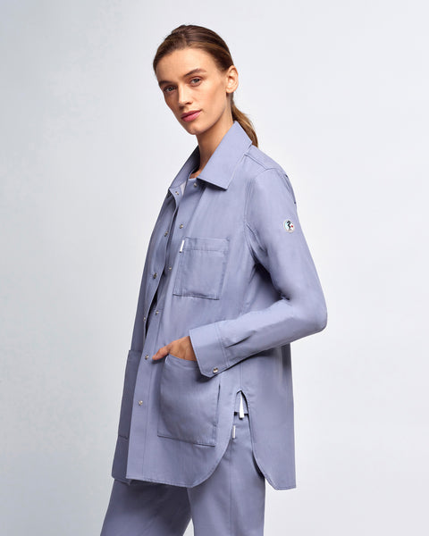 Copper Twill Doctor's Snap Shirt