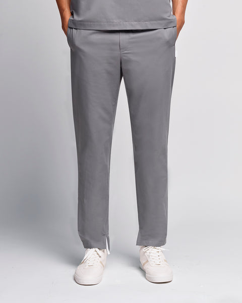 Copper Twill Snap Closure Scrub Pant