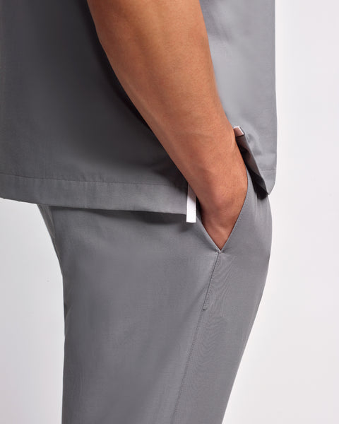 Copper Twill Snap Closure Scrub Pant