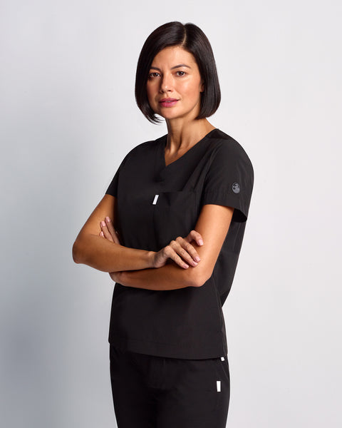 Light Copper V neck Scrub Top