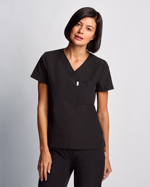 Light Copper V neck Scrub Top