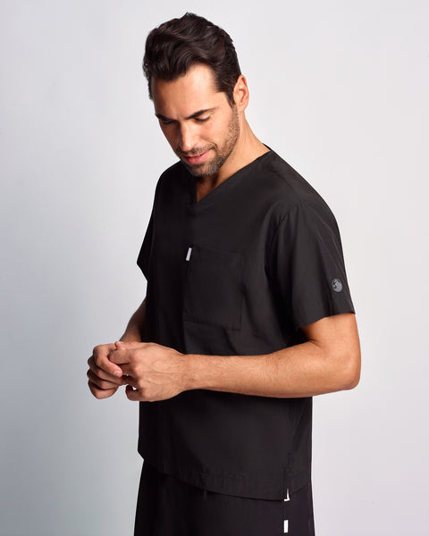 Light Copper V-neck Scrub Top
