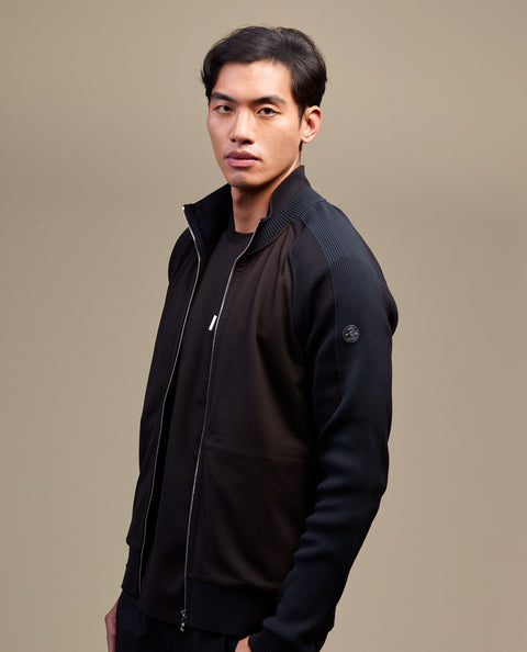 Engineered Knit Copper Jersey Jacket
