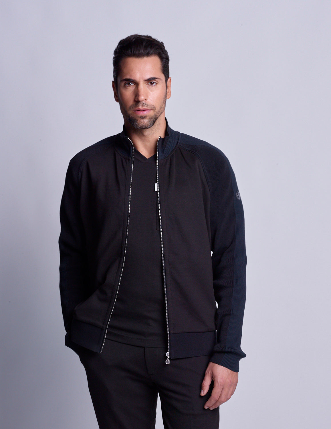 Men's Full Zip Sweater | Jersey Milano