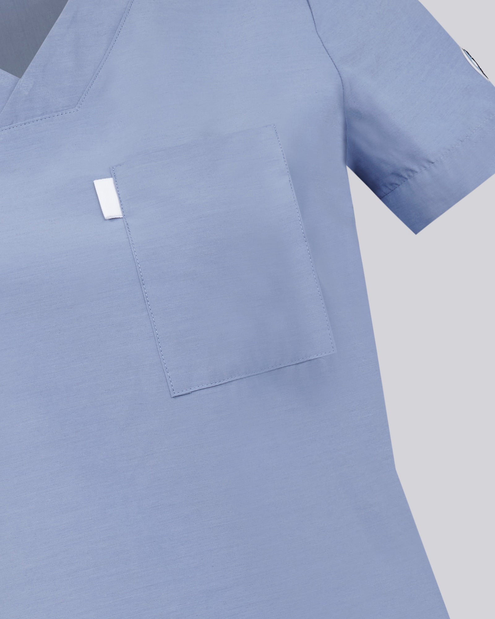 Light Copper V Neck Scrub Top