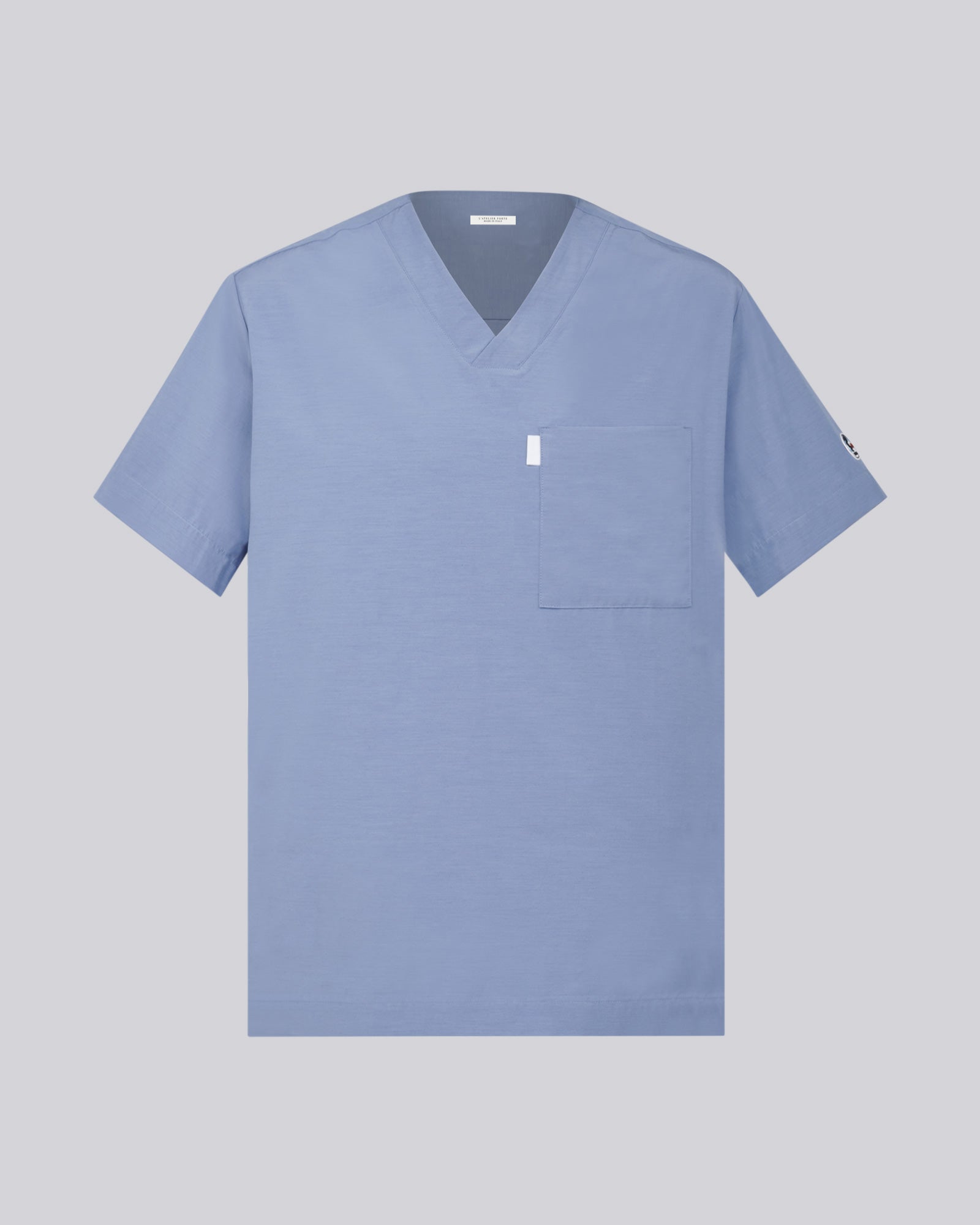 Light Copper V-neck Scrub Top