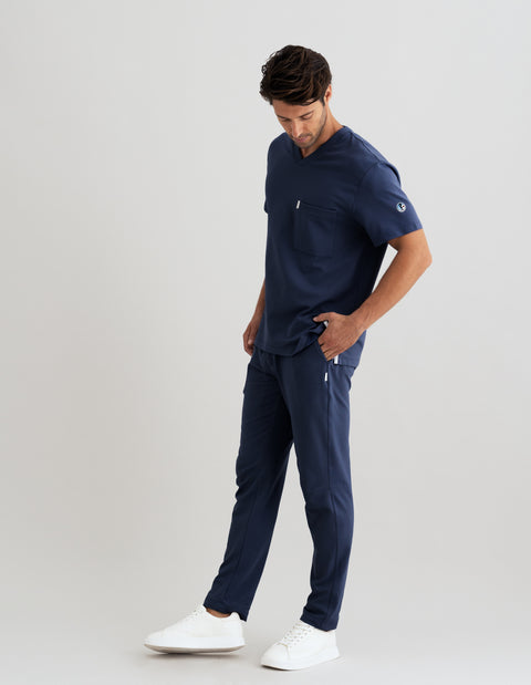 Copper Jersey Front Closure Scrub Pants