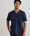Copper Jersey V Neck Scrub Top