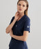 Copper Jersey V Neck Scrub Top